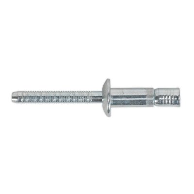 Sealey Zinc Plated Steel Structural Rivet 6.3 x 32mm - Pack of 100