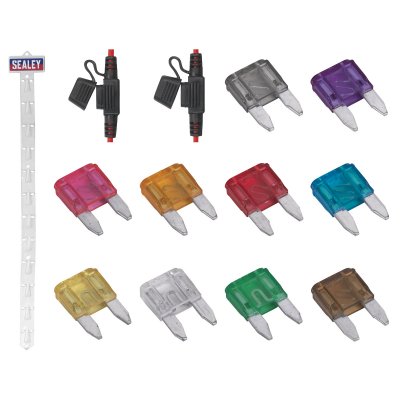 Sealey Clip Strip Deal - Automotive Mini Blade Fuses & Holders