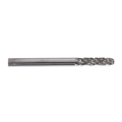 Sealey Micro Carbide Burr Ball Nose Cylinder 3mm - Pack of 3