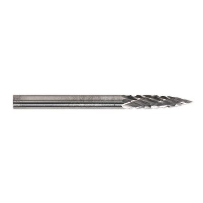 Sealey Micro Carbide Burr Pointed Tree 3mm - Pack of 3