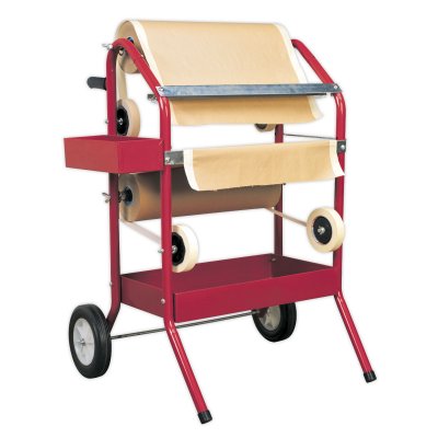 Sealey Masking Paper Dispenser Trolley 2 x 450mm Rolls