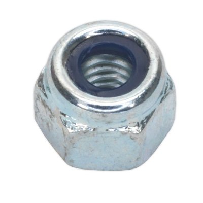 Sealey Zinc Plated Nylon Locknut M5, DIN 982 - Pack of 100