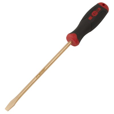 Sealey Screwdriver Slotted 8 x 200mm - Non-Sparking