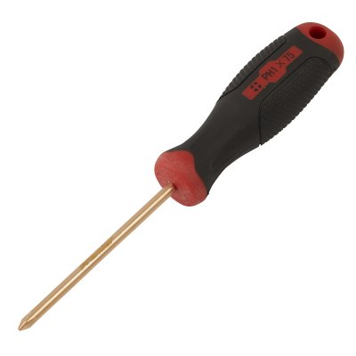 Sealey Screwdriver Phillips #1 x 75mm - Non-Sparking