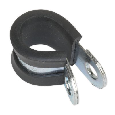 Sealey Rubber Lined P-Clip 12/13mm - Pack of 25