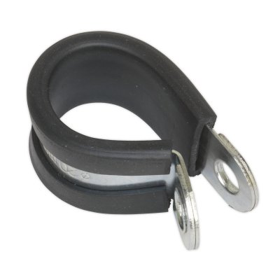 Sealey Rubber Lined P-Clip 21mm - Pack of 25