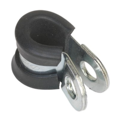 Sealey Rubber Lined P-Clip 8mm - Pack of 25