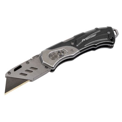 Sealey Premier Locking Pocket Knife with Quick Change Blade