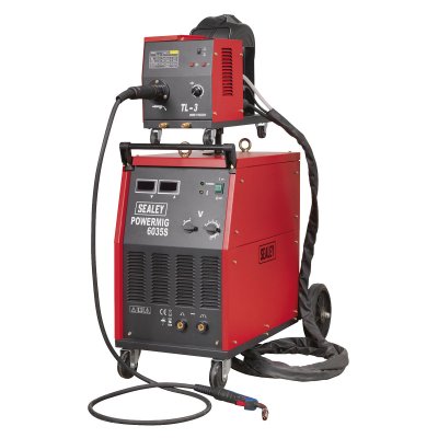 Sealey Professional MIG Welder 350A 415V 3ph with Binzel Euro Torch & Portable Wire Drive