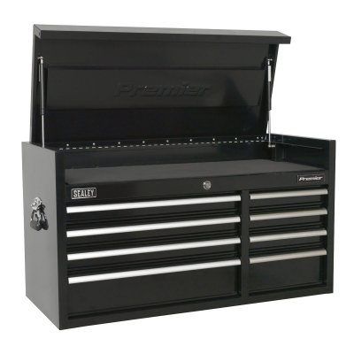 Sealey Premier Heavy-Duty Extra-Wide Topchest 8 Drawer 1040mm - Black