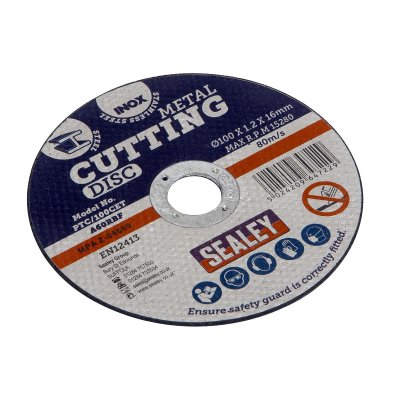 Sealey 100 x 1.2mm Cutting Disc 16mm Bore