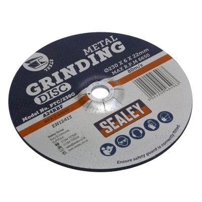 Sealey 230 x 6mm Grinding Disc 22mm Bore