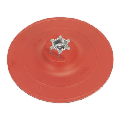 Sealey 120mm Hook-and-Loop Backing Pad M14 x 2mm