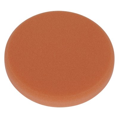 Sealey Hook-and-Loop Buffing & Polishing Foam Head 150 x 25mm - Orange/Firm