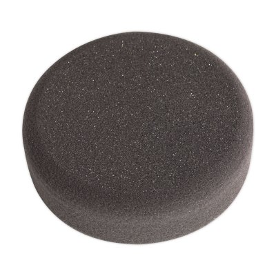 Sealey Hook-and-Loop Buffing & Polishing Foam Head 150 x 50mm - Black/Soft