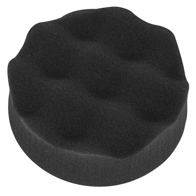 Sealey Hook-and-Loop Buffing & Polishing Foam Head 80 x 25mm - Black/Soft