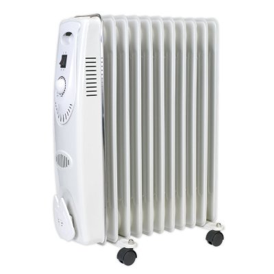 Sealey 11-Element Oil-Filled Radiator 2500W/230V