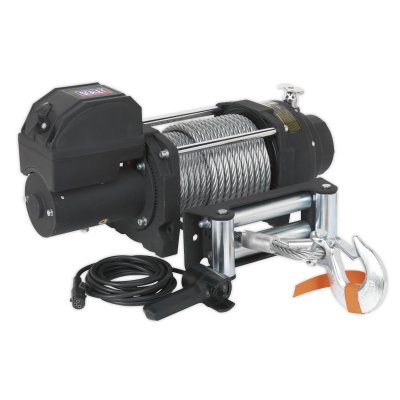 Sealey Premier Industrial Recovery Winch 8180kg (18000lb) Line Pull 12V