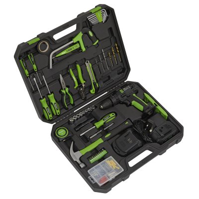 Sealey Siegen Tool Kit with Cordless Drill 101pc