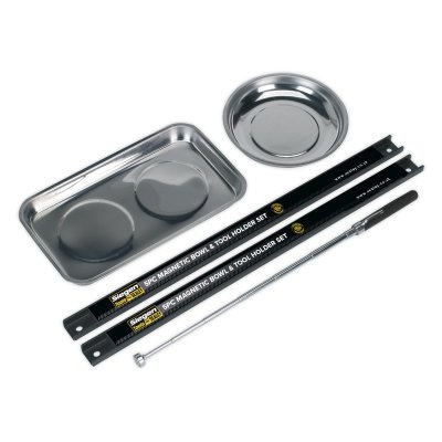 Sealey Siegen Magnetic Bowl & Tool Holder Set 5pc