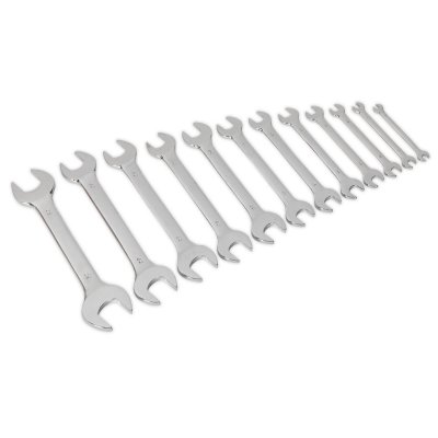 Sealey Siegen Double Open-End Spanner Set 12pc