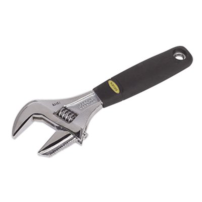 Sealey Siegen Adjustable Wrench with Extra-Wide Jaw Capacity 200mm