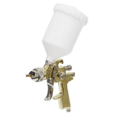 Sealey Gold Series Gravity Feed Spray Gun 1.4mm Set-Up