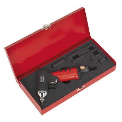 Sealey Premier Air Impact Wrench Diesel Glow Plug Kit 1/4