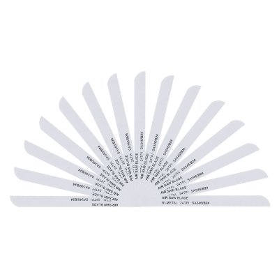 Sealey 141mm HSS Air Saw Blade 24tpi - Pack of 15