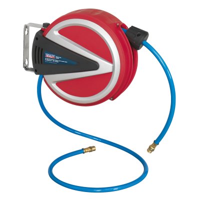 Sealey 6.5m Retractable PU Air Hose Reel 6.5mm ID