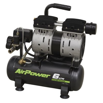 Sealey 6L Low Noise Direct Drive Air Compressor 0.7hp