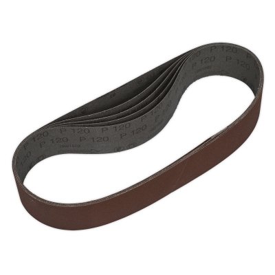 Sealey 50 x 686mm Sanding Belt 120Grit - Pack of 5