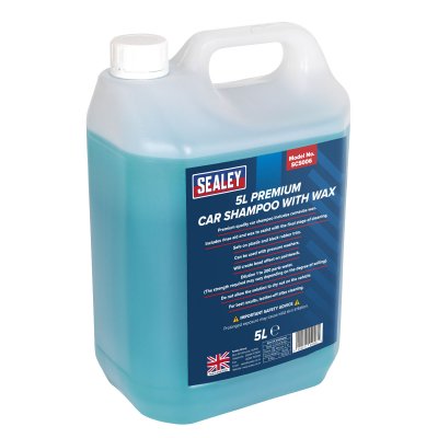 Sealey Car Shampoo Premium with Wax 5L