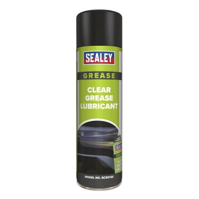 Sealey Clear Grease Lubricant 500ml - Pack of 6