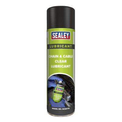 Sealey Chain & Cable Clear Lubricant 500ml