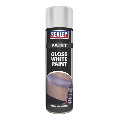 Sealey Gloss Paint 500ml - White