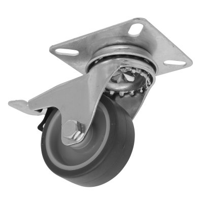 Sealey 50mm Castor Wheel with Swivel Plate & Total Lock