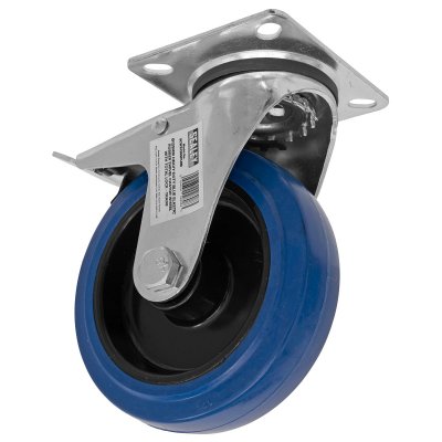 Sealey 125mm Castor Wheel with Swivel Plate & Total Lock