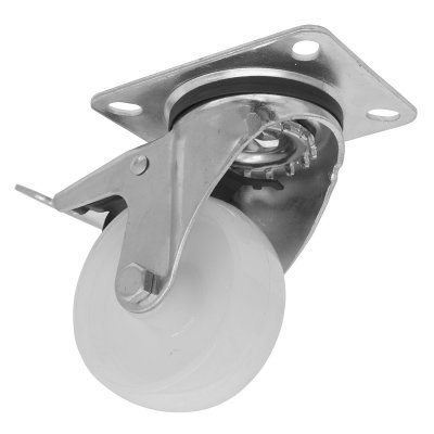 Sealey 80mm Castor Wheel with Swivel Plate & Total Lock