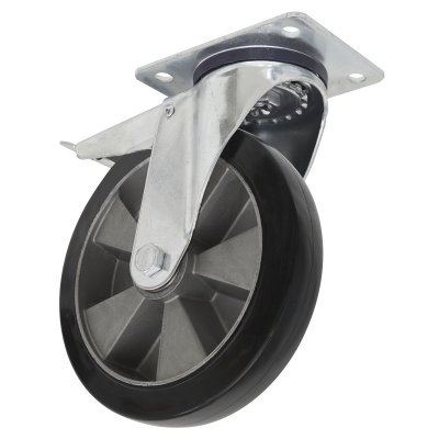 Sealey 200mm Castor Wheel with Swivel Plate & Total Lock