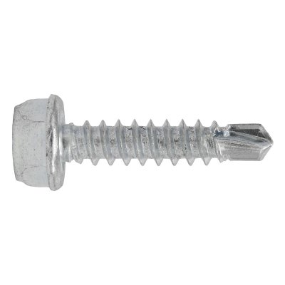 Sealey Zinc Plated Self-Drilling Hex Head Screw 4.2 x 19mm - Pack of 100