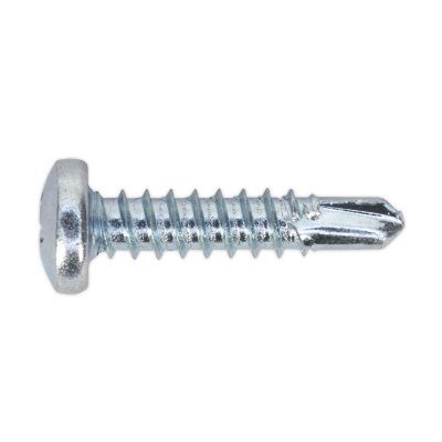 Sealey Zinc Plated Self-Drilling Pan Head Phillips Screw 4.2 x 19mm - Pack of 100