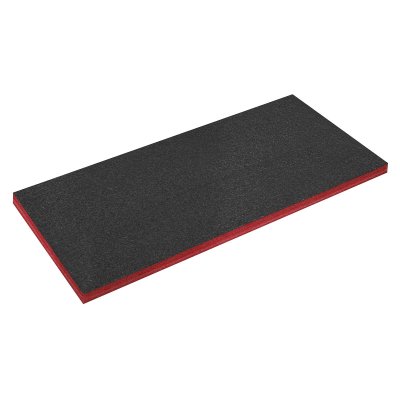 Sealey Easy Peel Shadow Foam 1200 x 550 x 50mm - Red/Black