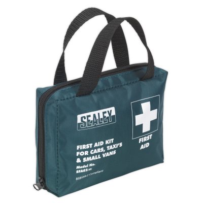 Sealey Medium First Aid Kit for Cars, Taxis & Small Vans - BS 8599-2 Compliant