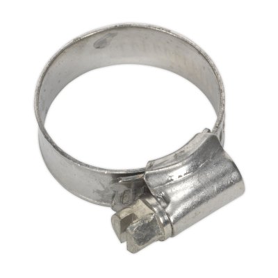 Sealey Stainless Steel Hose Clip 16-27mm - Pack of 10