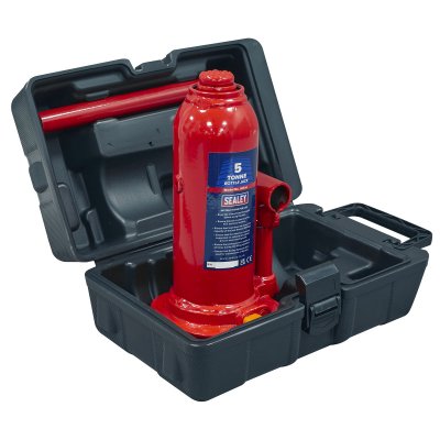 Sealey Bottle Jack 5 Tonne with Storage Case