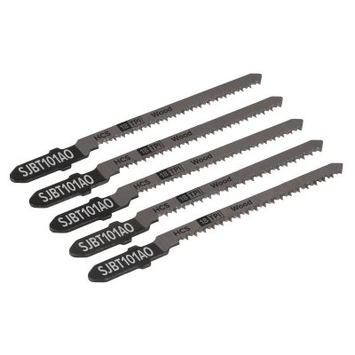 Sealey Jigsaw Blade for Hard Wood 83mm 18tpi - Pack of 5