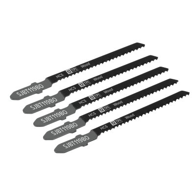 Sealey Jigsaw Blade for General Wood 75mm 12tpi - Pack of 5