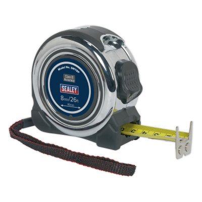 Sealey Premier Professional Tape Measure 8m(26ft)