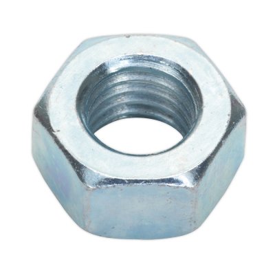 Sealey Zinc Plated Steel Nut M12, DIN 934 - Pack of 25